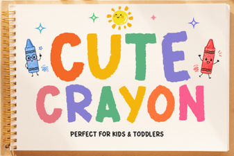 Creative Projects Using a Cute Crayon Font