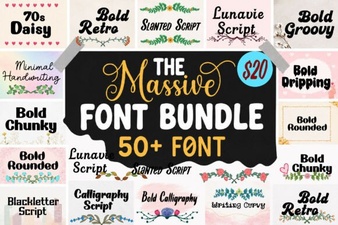 Unlock Creativity: the Ultimate Font Bundle for Designers