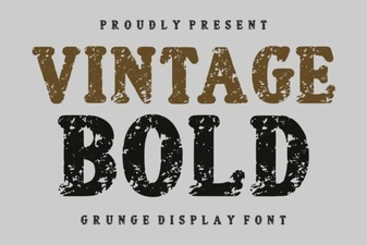Discover Bold Vintage Fonts for Classic Design Projects