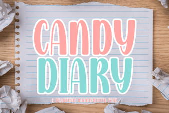 Candy Diary Font Ideas for Creative Projects